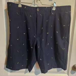 Under Armour Navy Golf Shorts Men's 38x10 NWT Pockets Athleisure‎ Flat Front